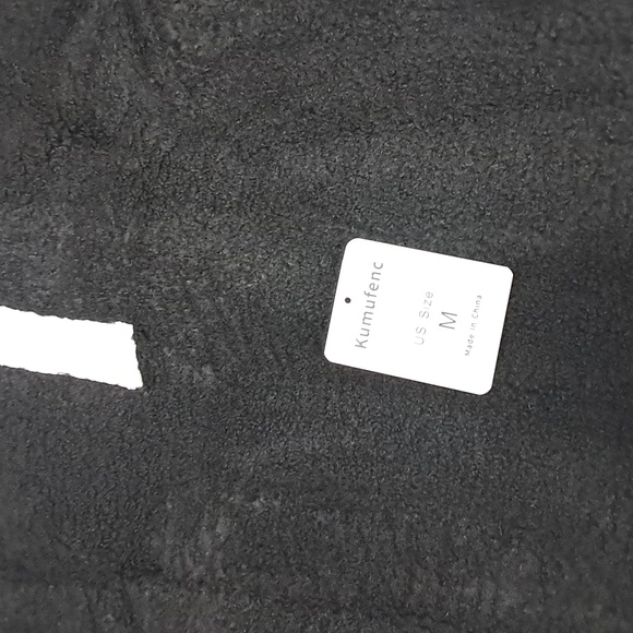 Fleece Sweatshirt Half Zip Pullover Long Sleeve Oversized Workout Crop Top - Picture 5 of 5